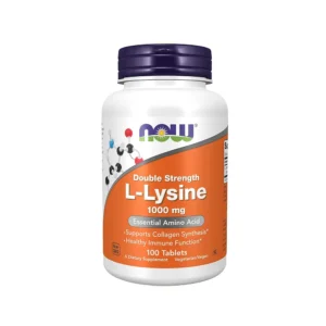 NOW Foods Double Strength L-Lysine 1000 Mg 100 Tablets