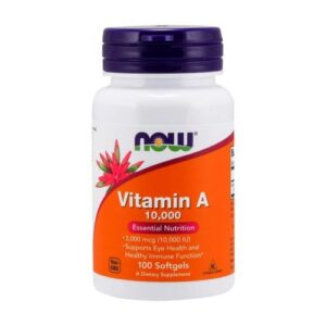 NOW Foods Vitamin A 10000IU 100 Softgels In Pakistan