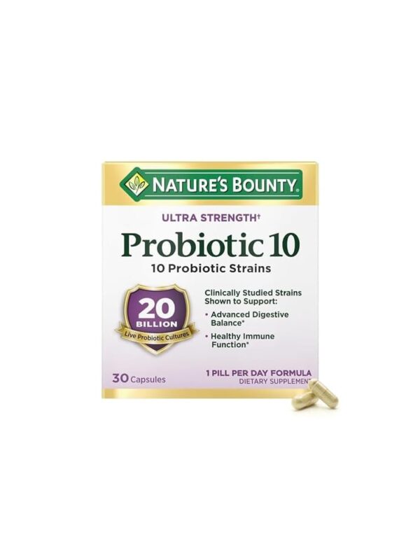 Nature’s Bounty Probiotic 10 supplement in pakistan.