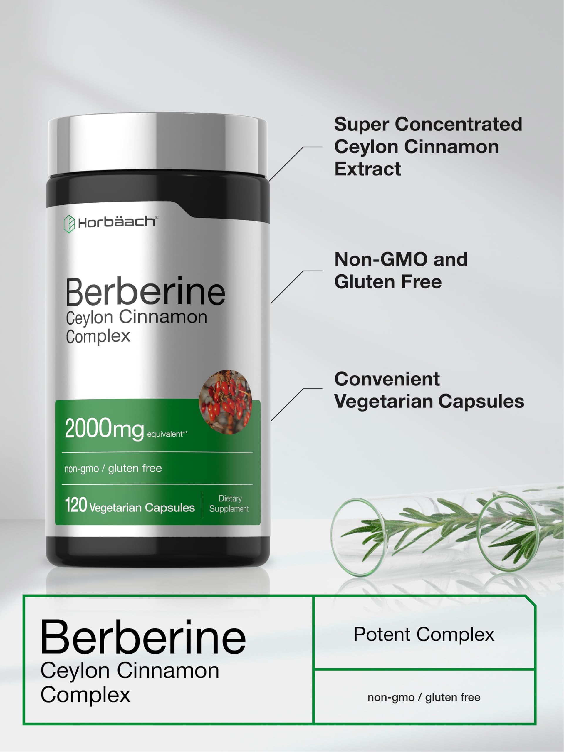Horbaach Berberine Plus Ceylon Cinnamon supplement In Pakistan