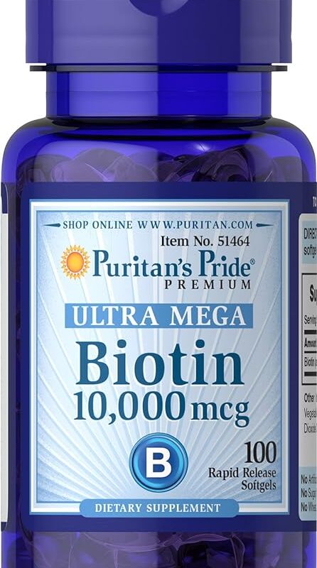 Puritan's Pride Biotin 10000 Mcg supplement in Pakistan.