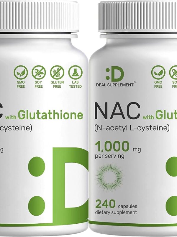2 Pack NAC Supplement N Acetyl Cysteine 1000mg In Pakistan
