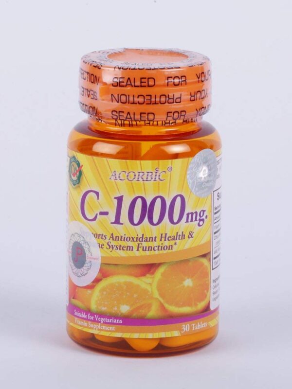 30 Pills Acorbic C 1000 Mg Vittamin C Supplement in pakistan