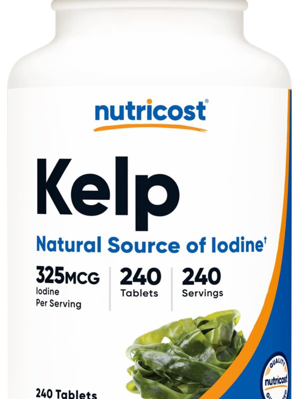 Nutricost Kelp Tablets 325mcg of Iodine In Pakistan