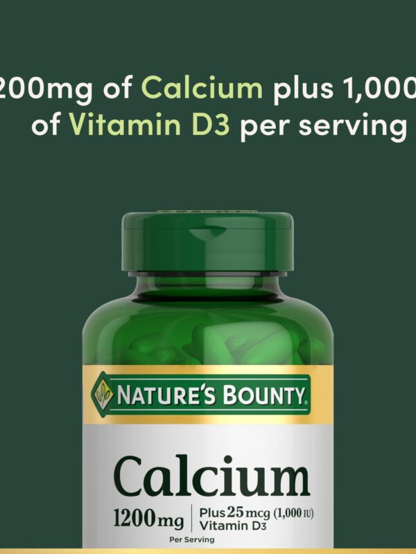 Nature’s Bounty Calcium Plus 1000 IU Vitamin D3