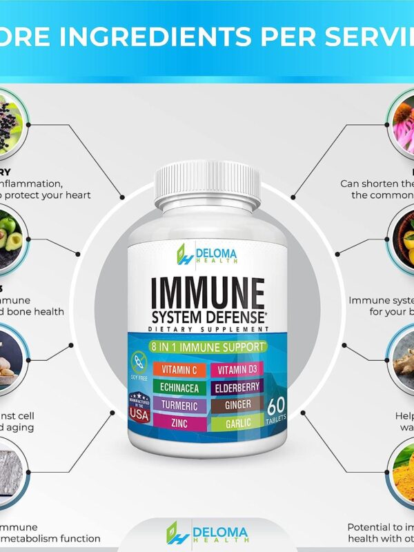 8 in 1 Immune Support Booster Supplement in pakistan