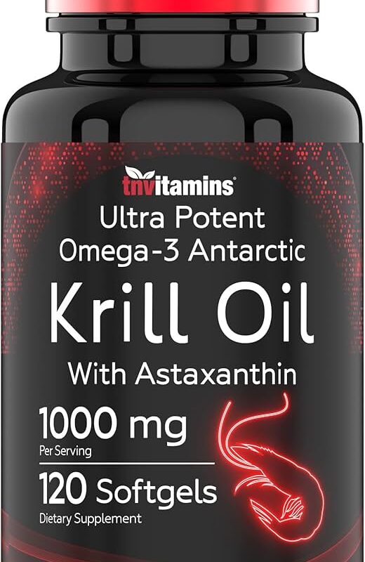 Antarctic Krill Oil 1000mg 120 Softgels with Astaxanthin in pakistan