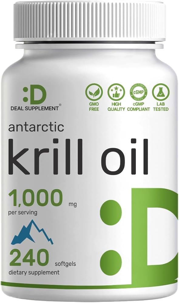 Antarctic Krill Oil 1000mg Per Serving 240 Softgels in pakistan