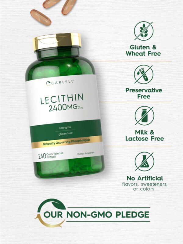 Carlyle Lecithin 2400mg 240 Softgel Capsules In Pakistan