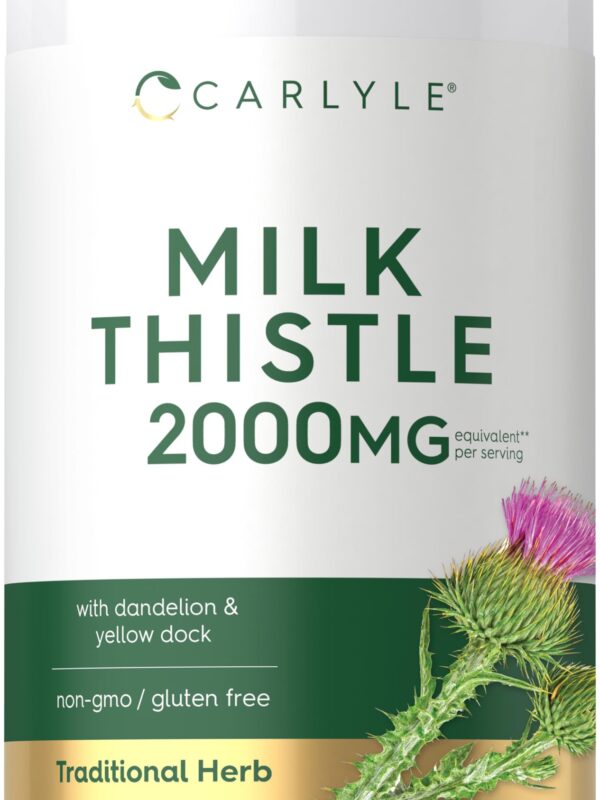 Carlyle Milk Thistle 2000mg 180 Capsules in Pakistan