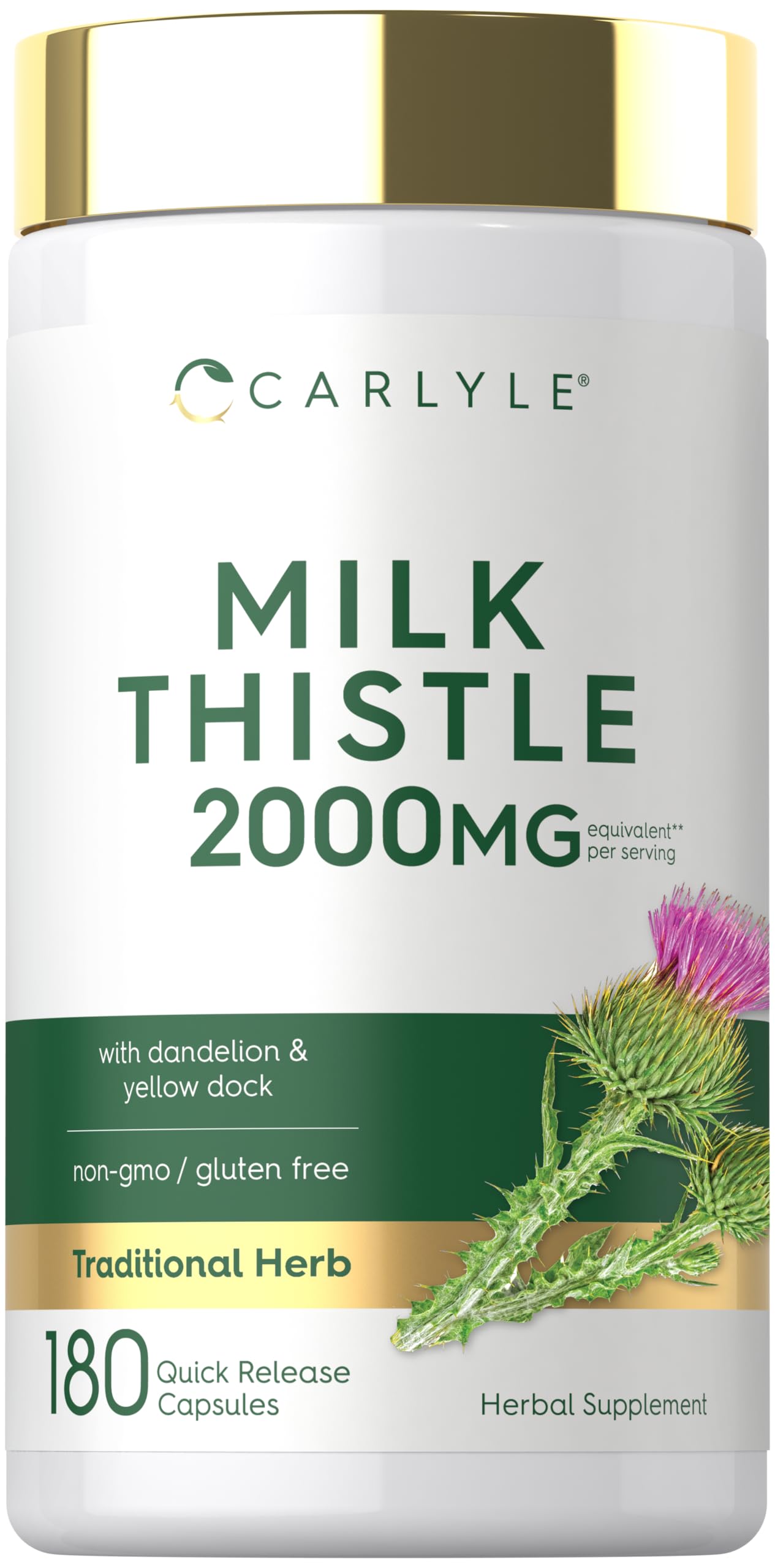 Carlyle Milk Thistle 2000mg 180 Capsules in Pakistan
