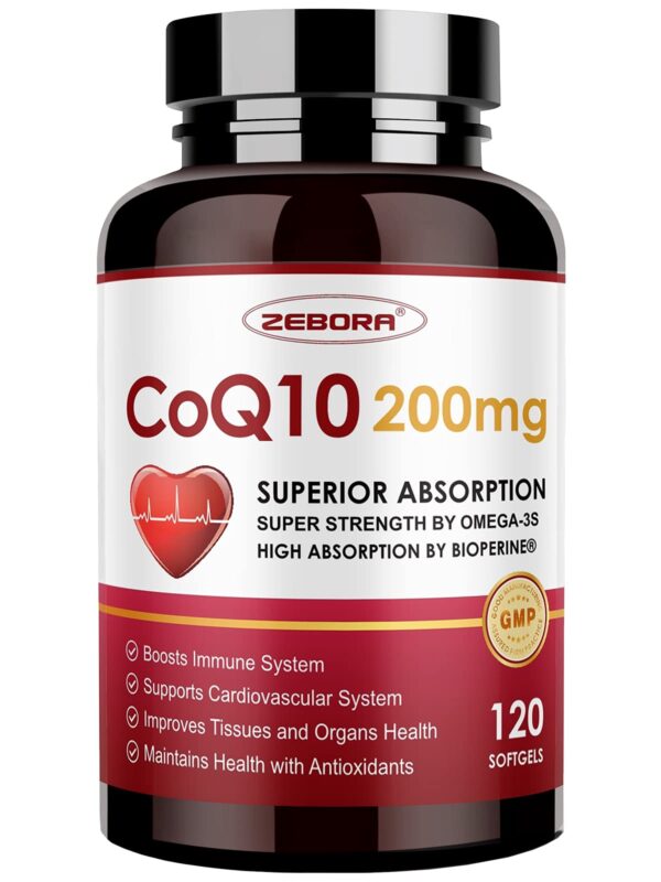 CoQ10 200mg Softgels with PQQ Bio Perine In Pakistan