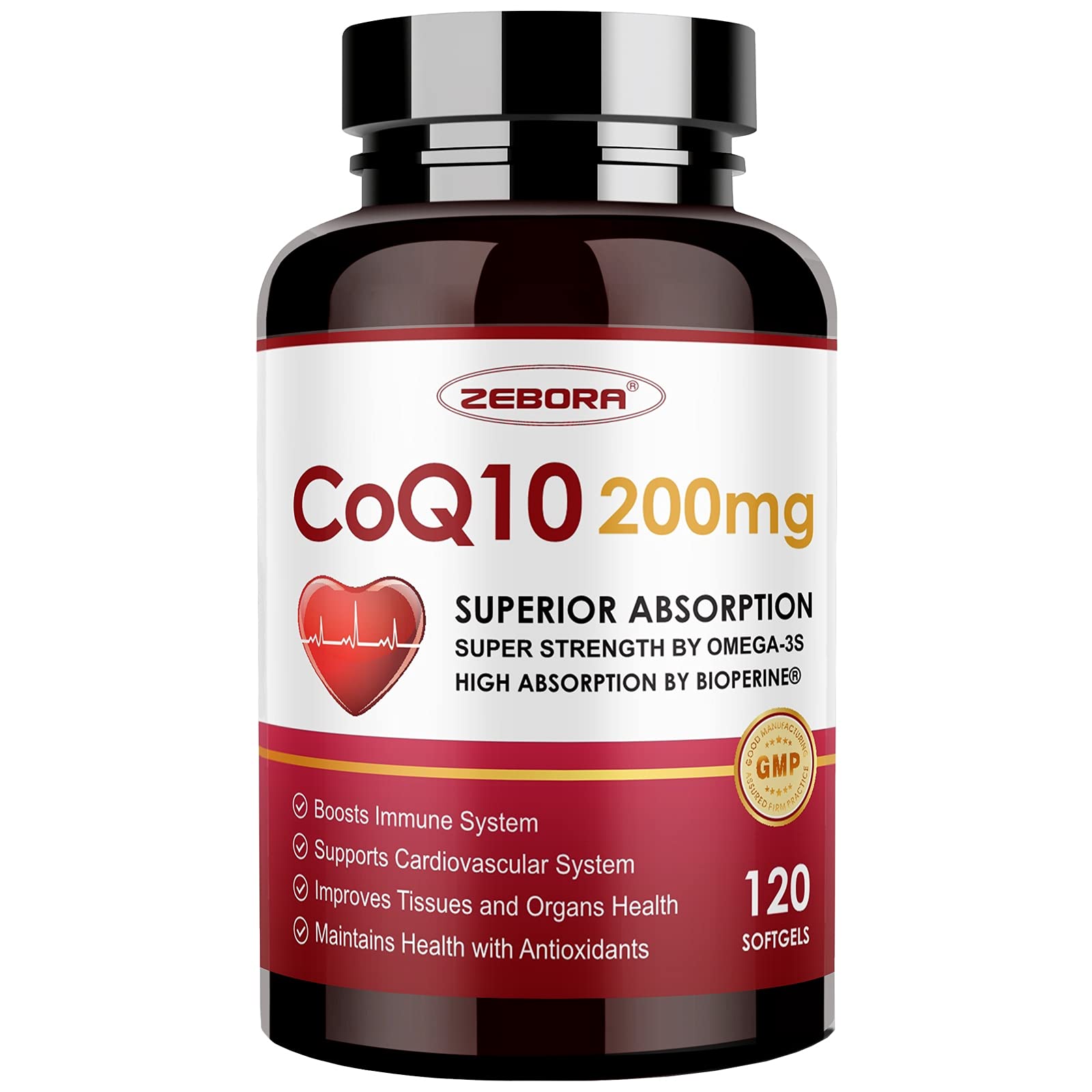 CoQ10 200mg Softgels with PQQ Bio Perine In Pakistan