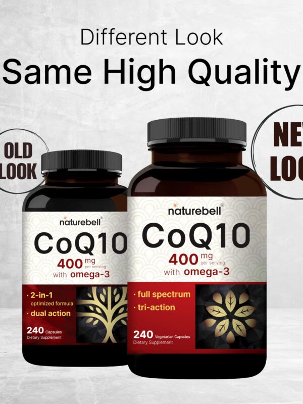 CoQ10 400mg with Omega 3 Fatty Acids 240 Capsules In Pakistan