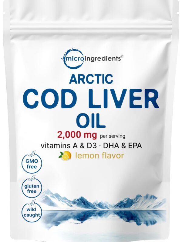 Cod Liver Oil 2000mg Per Serving 360 Softgels in pakistan