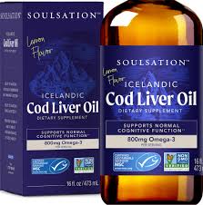 Cod Liver Oil Liquid Lemon 16oz in pakistan