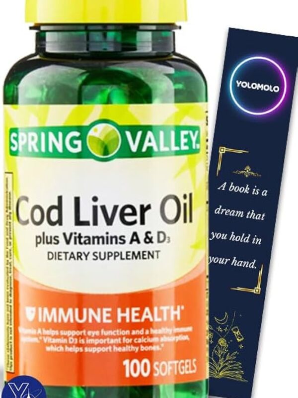 Cod Liver Oil Plus Vitamins A & D3 Immune Health in pakistan