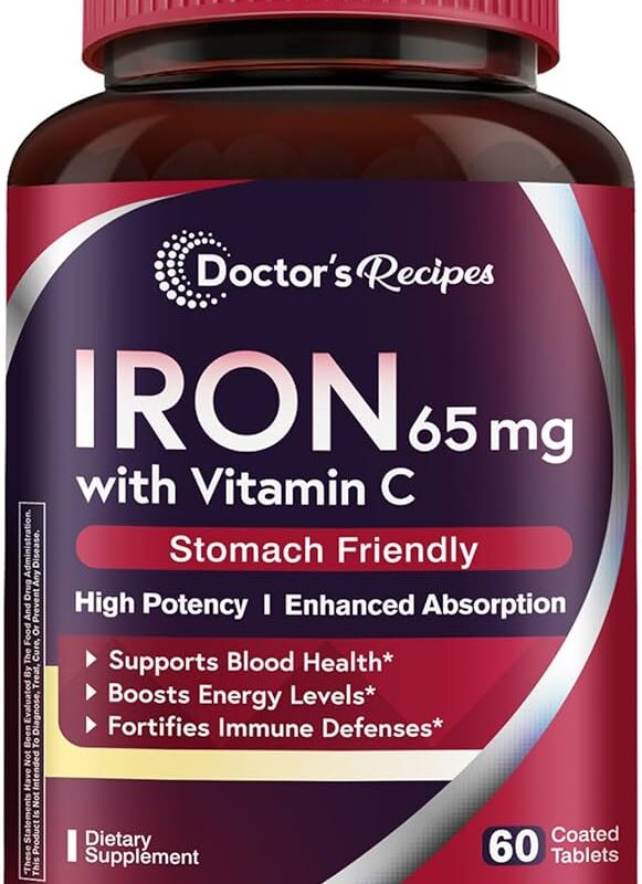 Doctors Recipes Iron Supplement 65 mg with Vitamin C In Pakistan