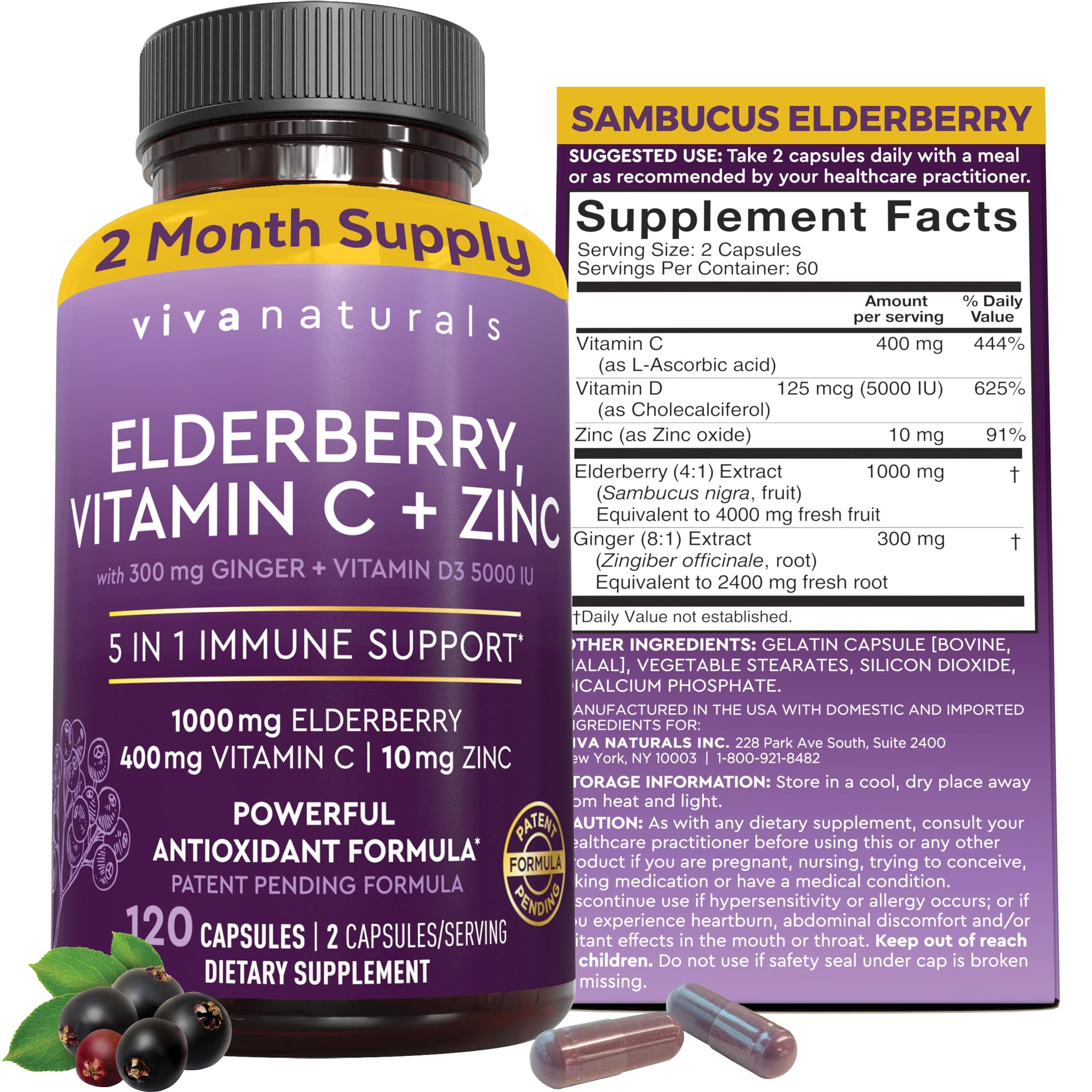 Elderberry with Zinc and Vitamin C for Adults in pakistan