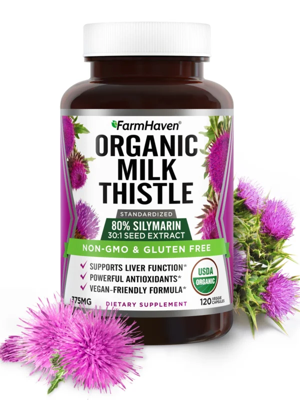 FarmHaven USDA Organic Milk Thistle Capsules in Pakistan