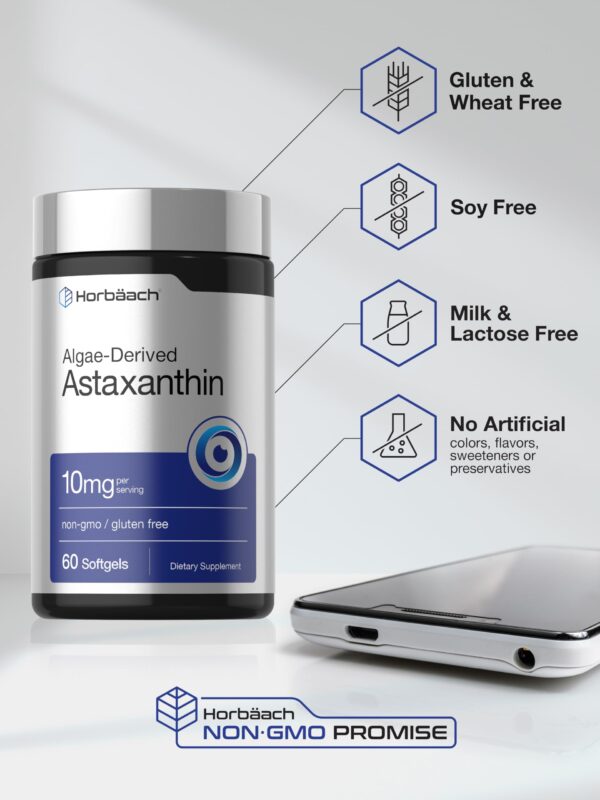Horbäach Astaxanthin 10mg 60 Softgels In Pakistan