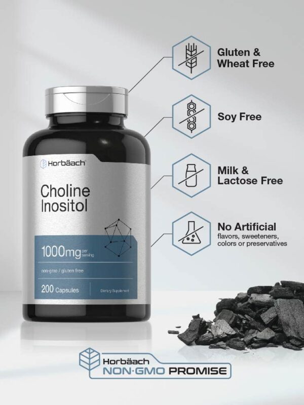 Horbaach Choline Inositol 1000mg Supplement