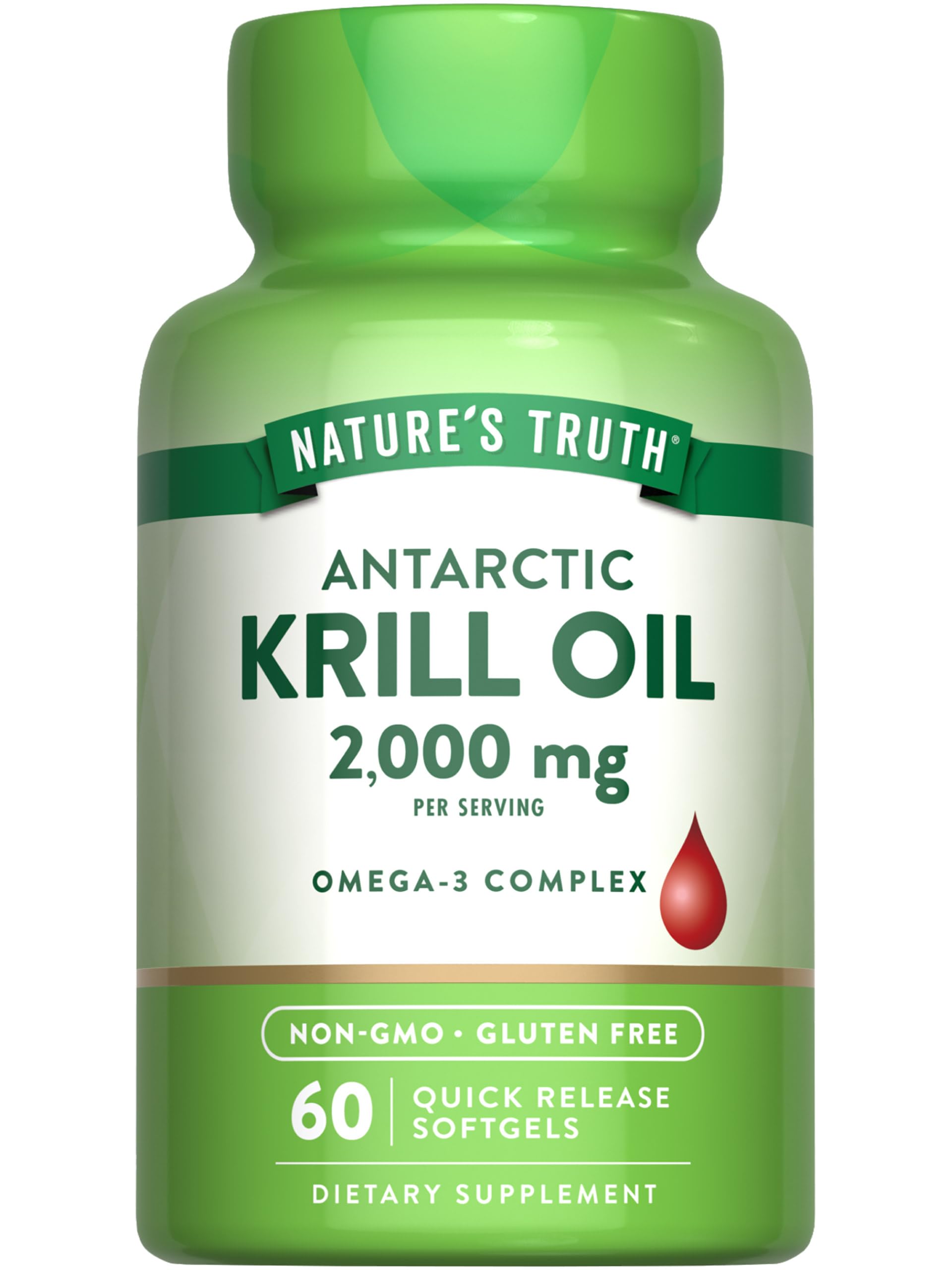 Krill Oil 2000mg Softgels 60 Count Omega 3 in pakistan