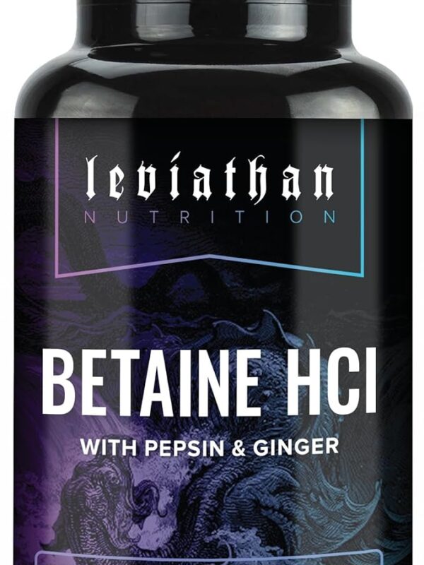 Leviathan Betaine HCl with Pepsin & Ginger