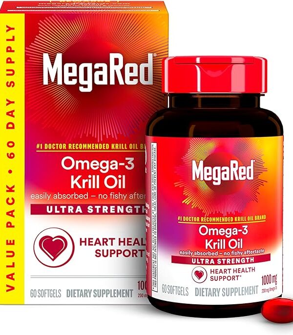 MegaRed #1 Doctor Recommended Krill Oil Brand