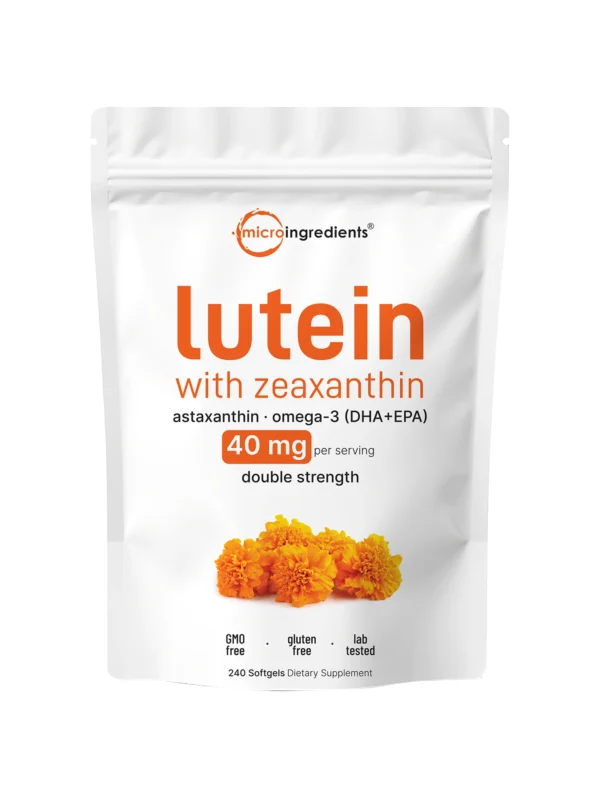 Micro Ingredients Lutein & Zeaxanthin 40mg Softgels In Pakistan