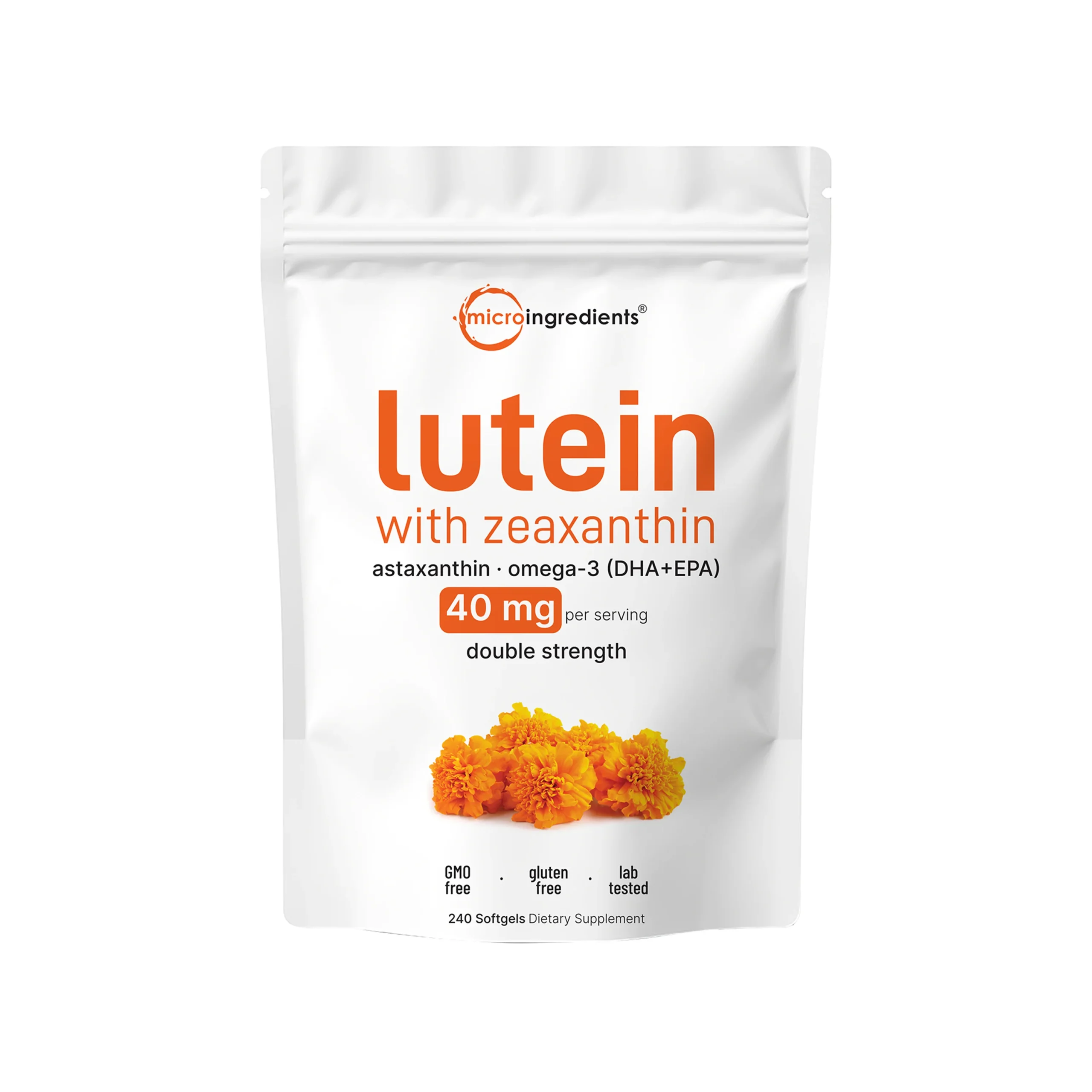 Micro Ingredients Lutein & Zeaxanthin 40mg Softgels In Pakistan