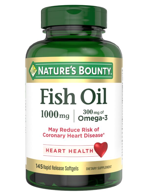 Natures Bounty Fish Oil Supports Heart Health in pakistan