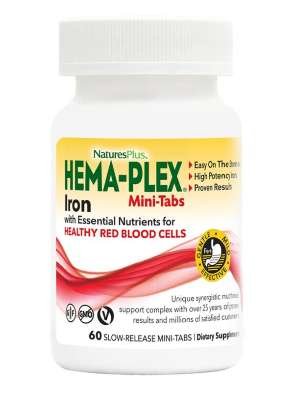 Natures Plus Hema Plex Iron 30 Slow Release Tablets In Pakistan
