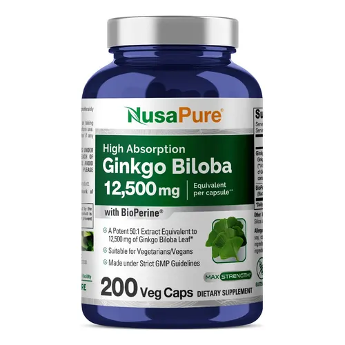 NusaPure Ginkgo Biloba Extract 12500mg per Veggie In Pakistan