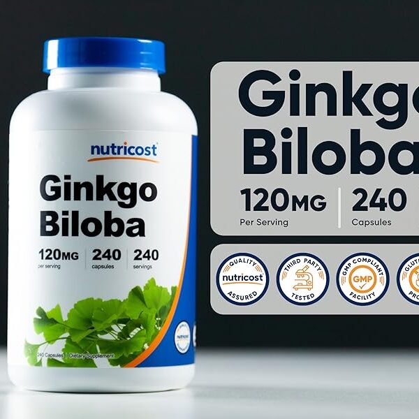 Nutricost Ginkgo Biloba 120mg 240 Capsules In Pakistan