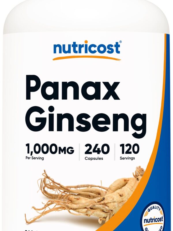 Nutricost Panax Ginseng 1000mg 240 Capsules In Pakistan