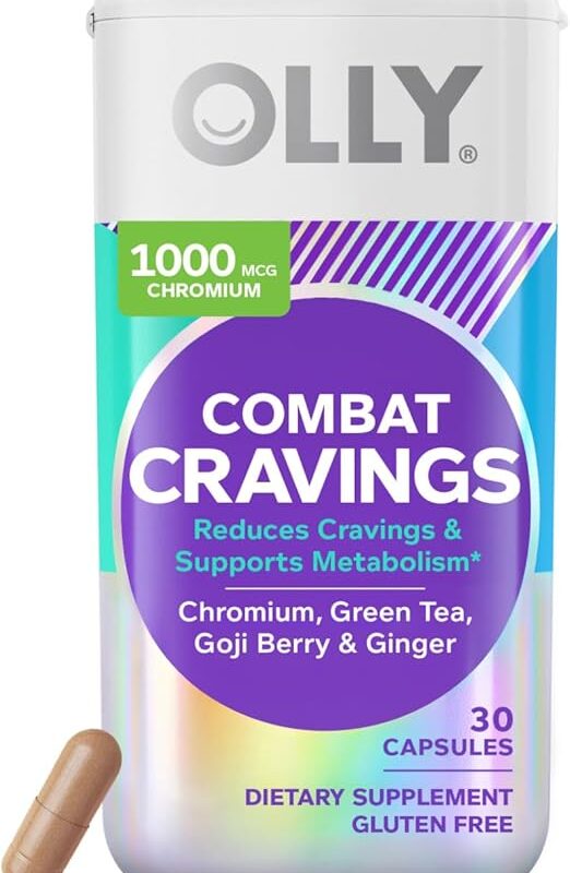 OLLY Combat Cravings, Metabolism & Energy Support Supplement