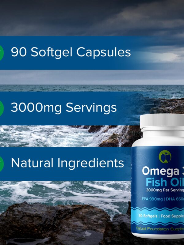 Omega 3 Fish Oil Supplements 3000mg Per Serving in pakistan