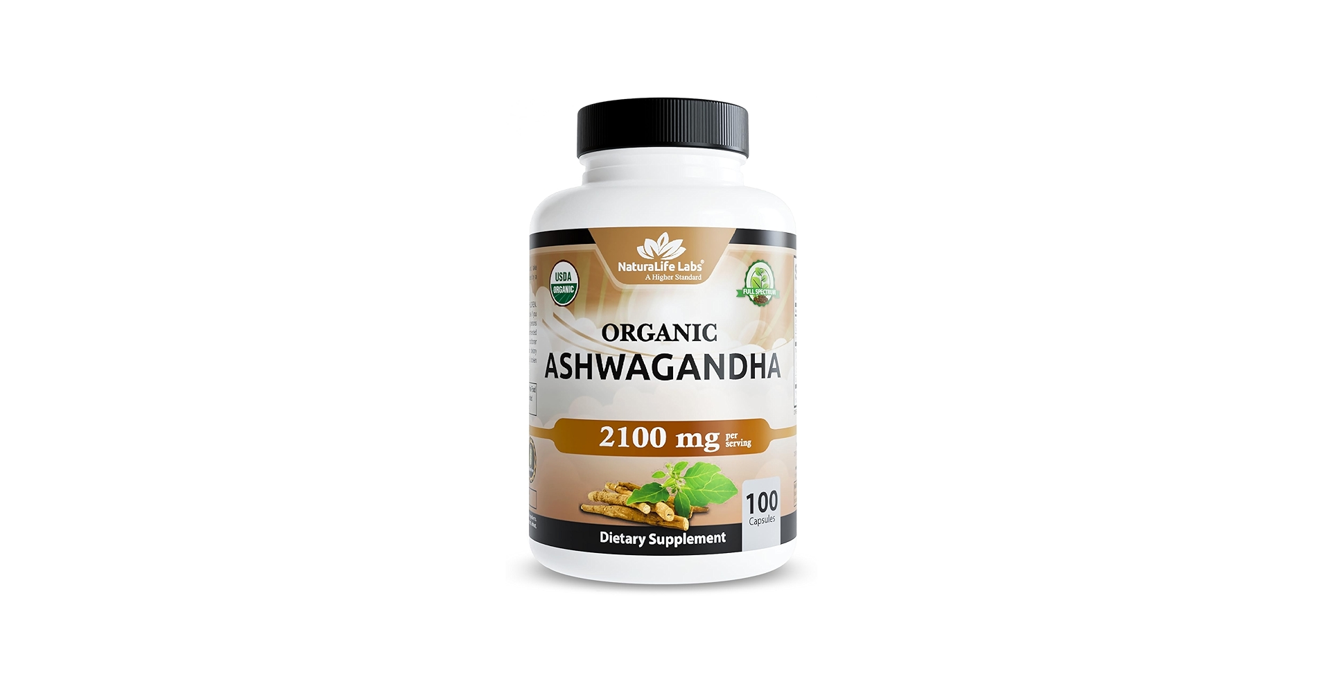Organic Ashwagandha 2100 mg 100 Veggie Capsules in pakistan