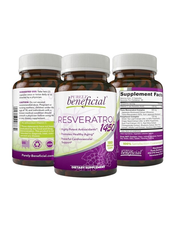 PURELY beneficial RESVERATROL1450 90day Supply In Pakistan