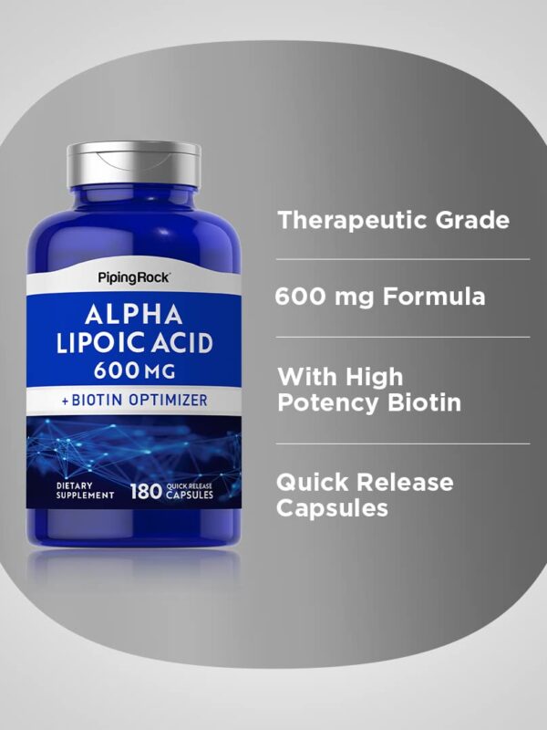 Piping Rock Alpha Lipoic Acid 600mg In Pakistan