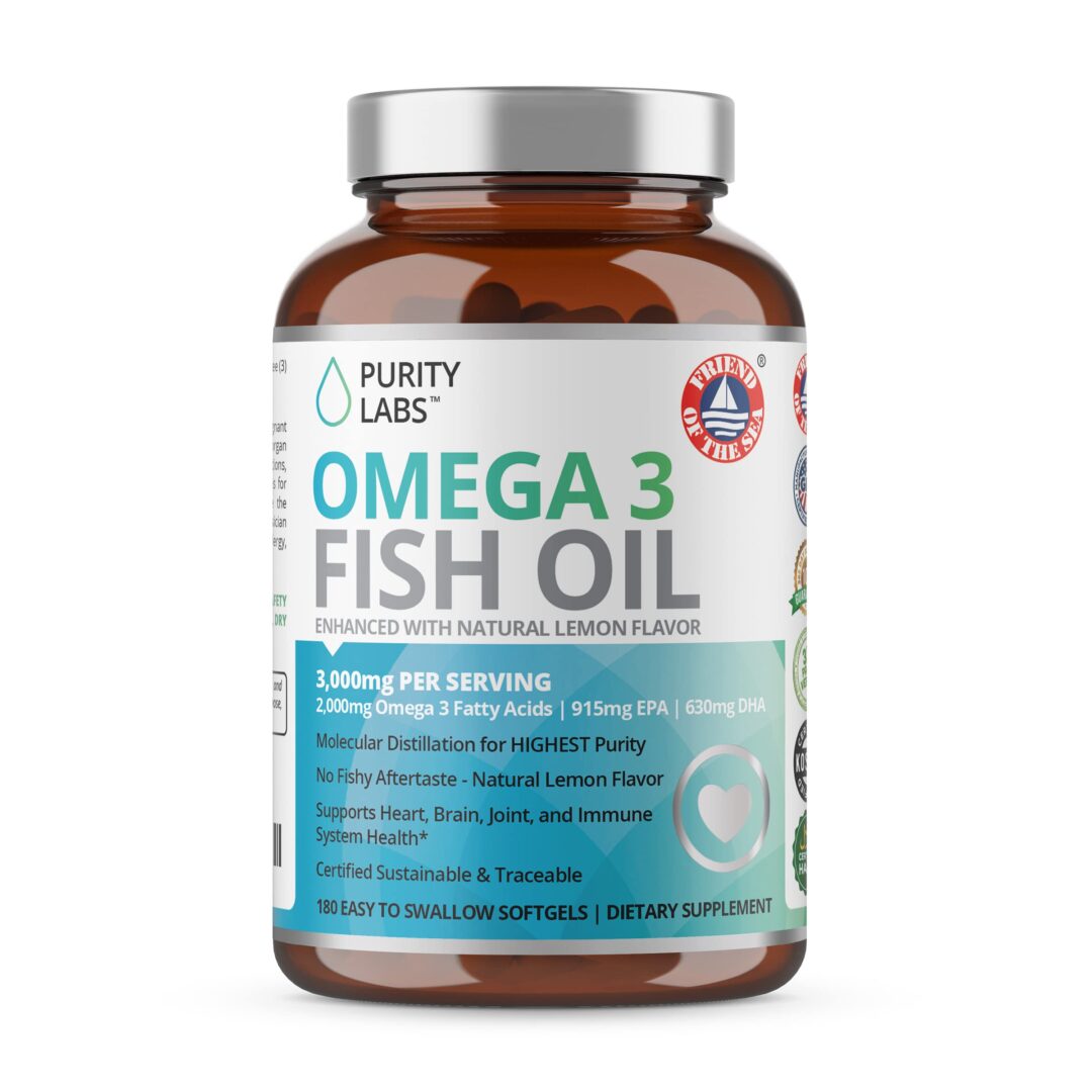 Purity Labs Omega 3 Fish Oil 3000mg in pakistan