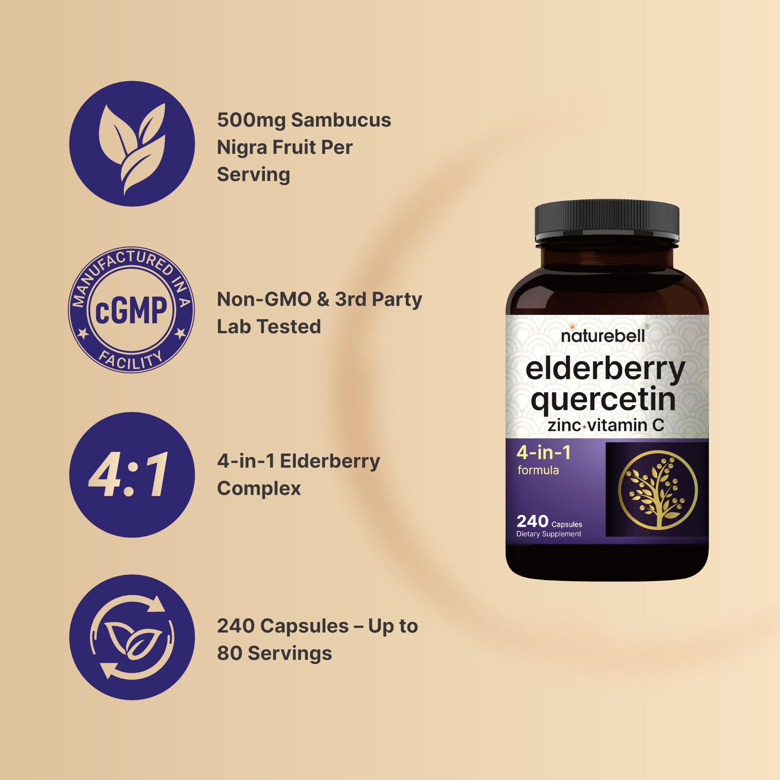 Quercetin Supplement with Sambucus Elderberry in pakistan