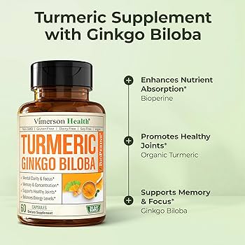 Turmeric Curcumin & Ginkgo Biloba Supplements In Pakistan