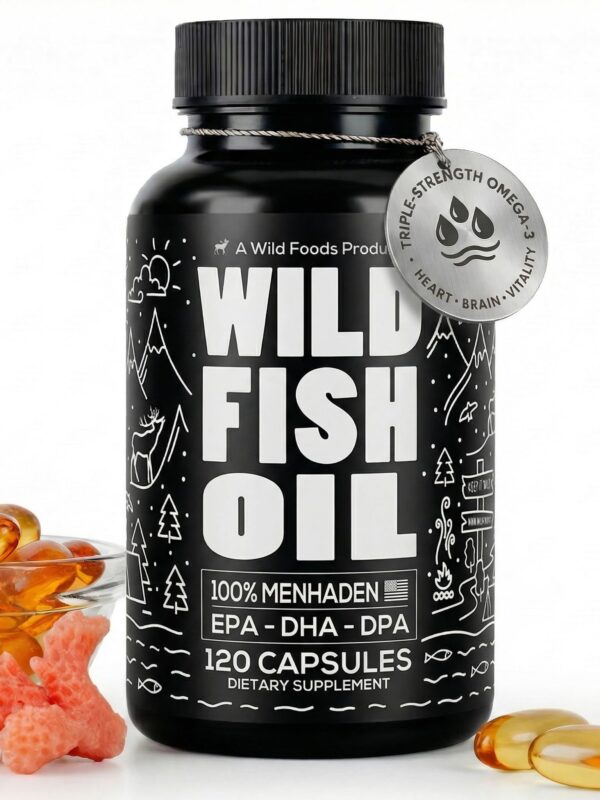 Wild Foods Omega 3 Fish Oil 120 Capsules in pakistan
