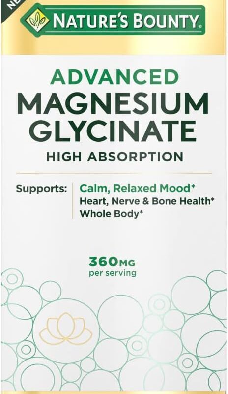 Nature's Bounty High Absorption Magnesium Glycinate supplement in pakistan