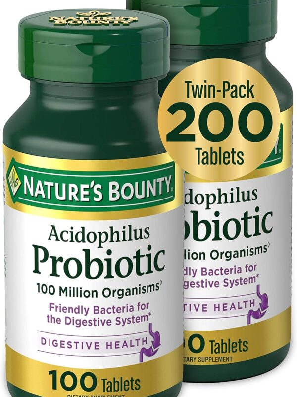 Nature's Bounty Acidophilus Probiotic supplement in pakistan