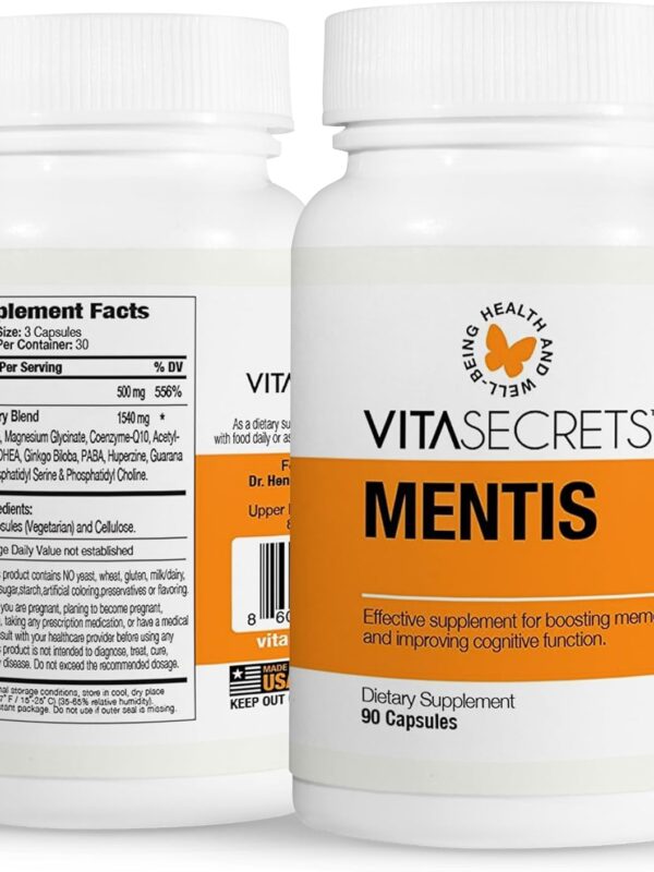 Vitasecrets Mentis Memory & Cognition Support Supplement in pakistan