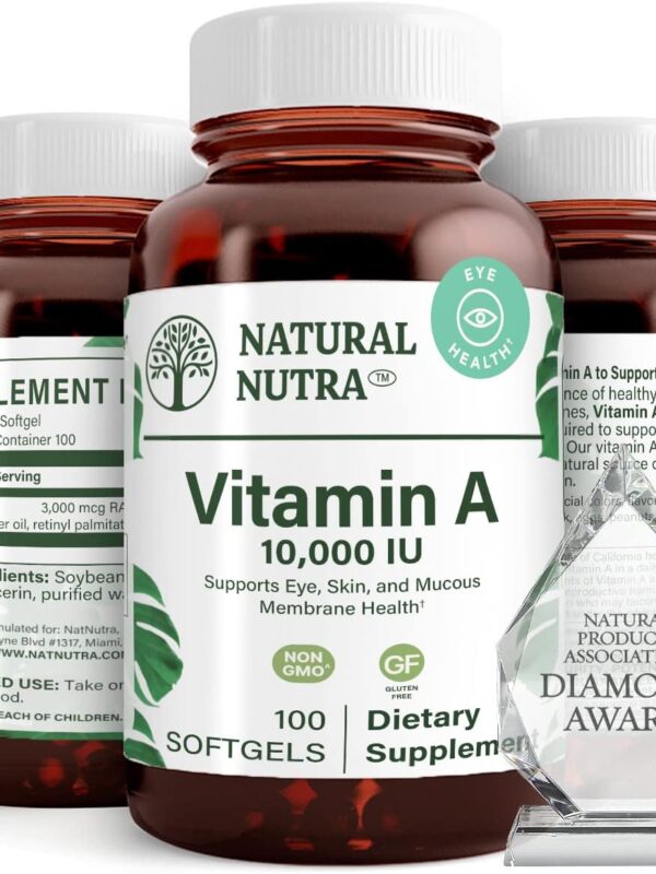 Natural Nutra Vitamin A 10,000 IU Softgels in pakistan