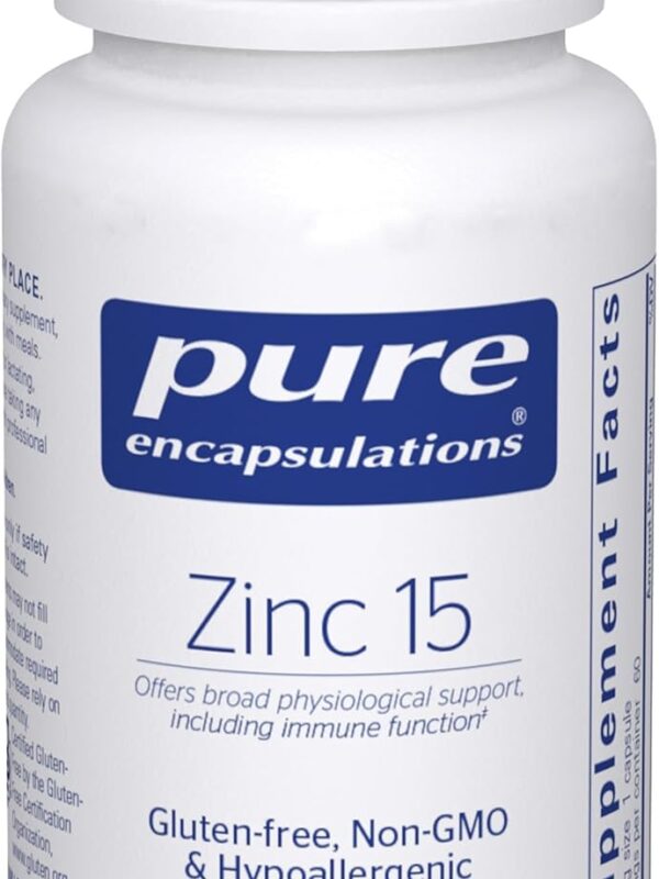 Pure Encapsulations Zinc 15 mg Zinc Picolinate Supplement in pakistan